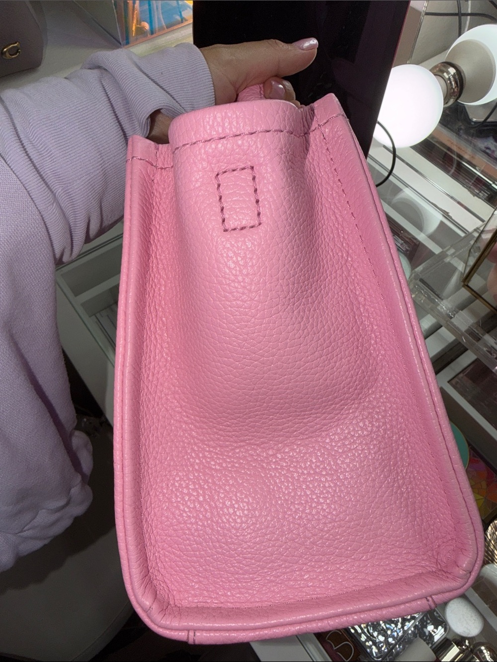 Marc Jacobs Small Tote Bag in Fluro Candy Pink - Picture 10 of 11